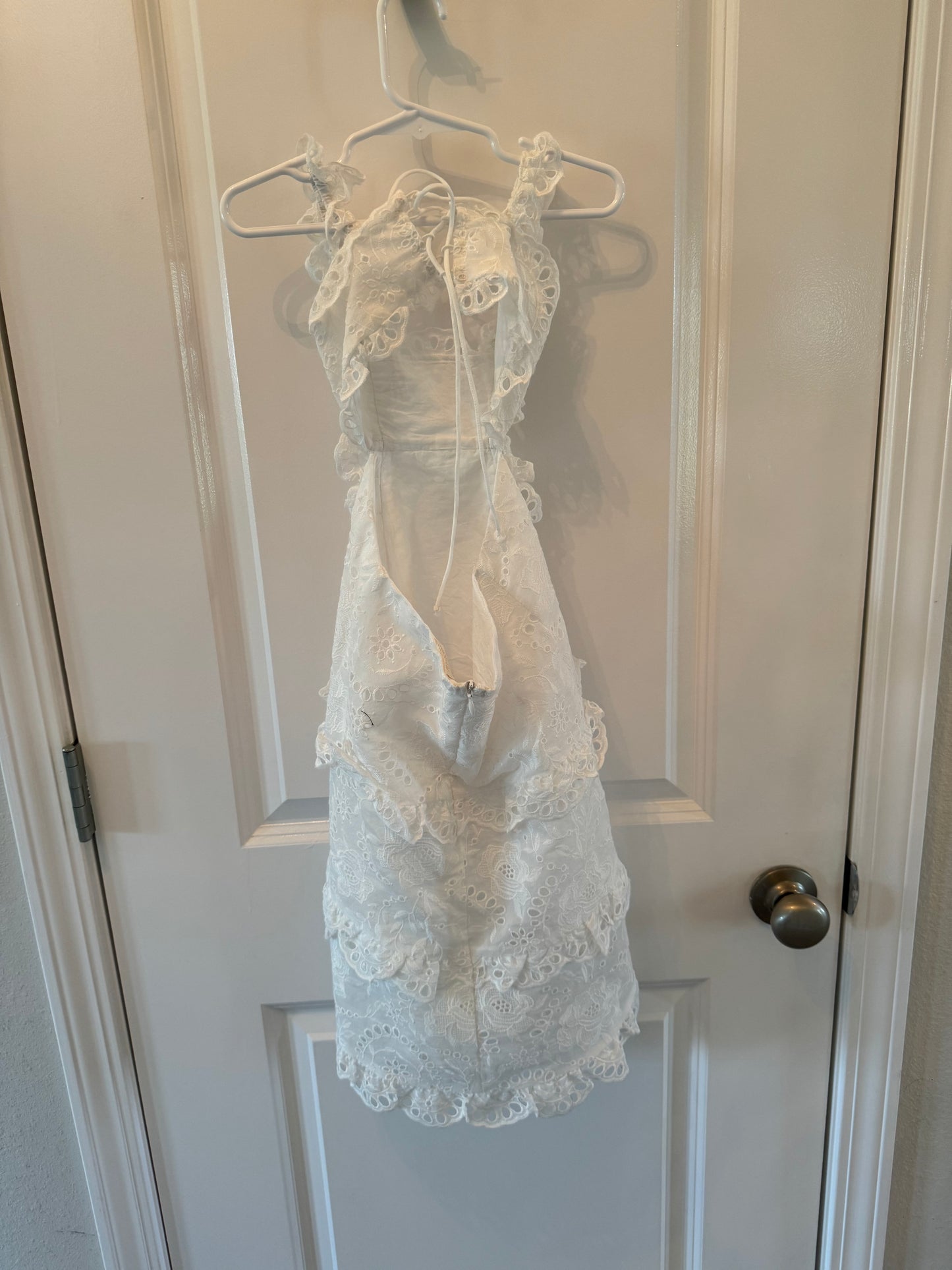 Marlo Lace Dress w Ruffles Toddler Girl Size 2-3 Years White