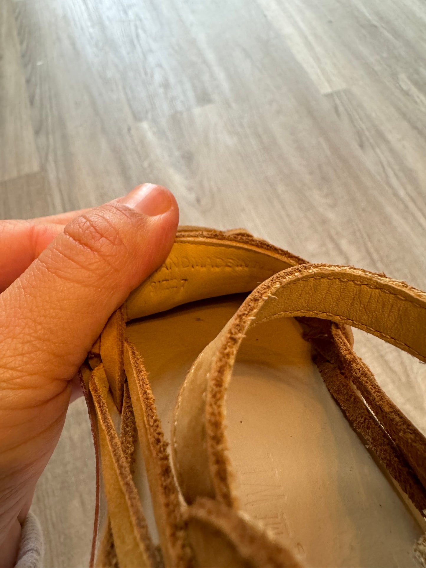 Huarache Sandals Toddler Size 7 Tan