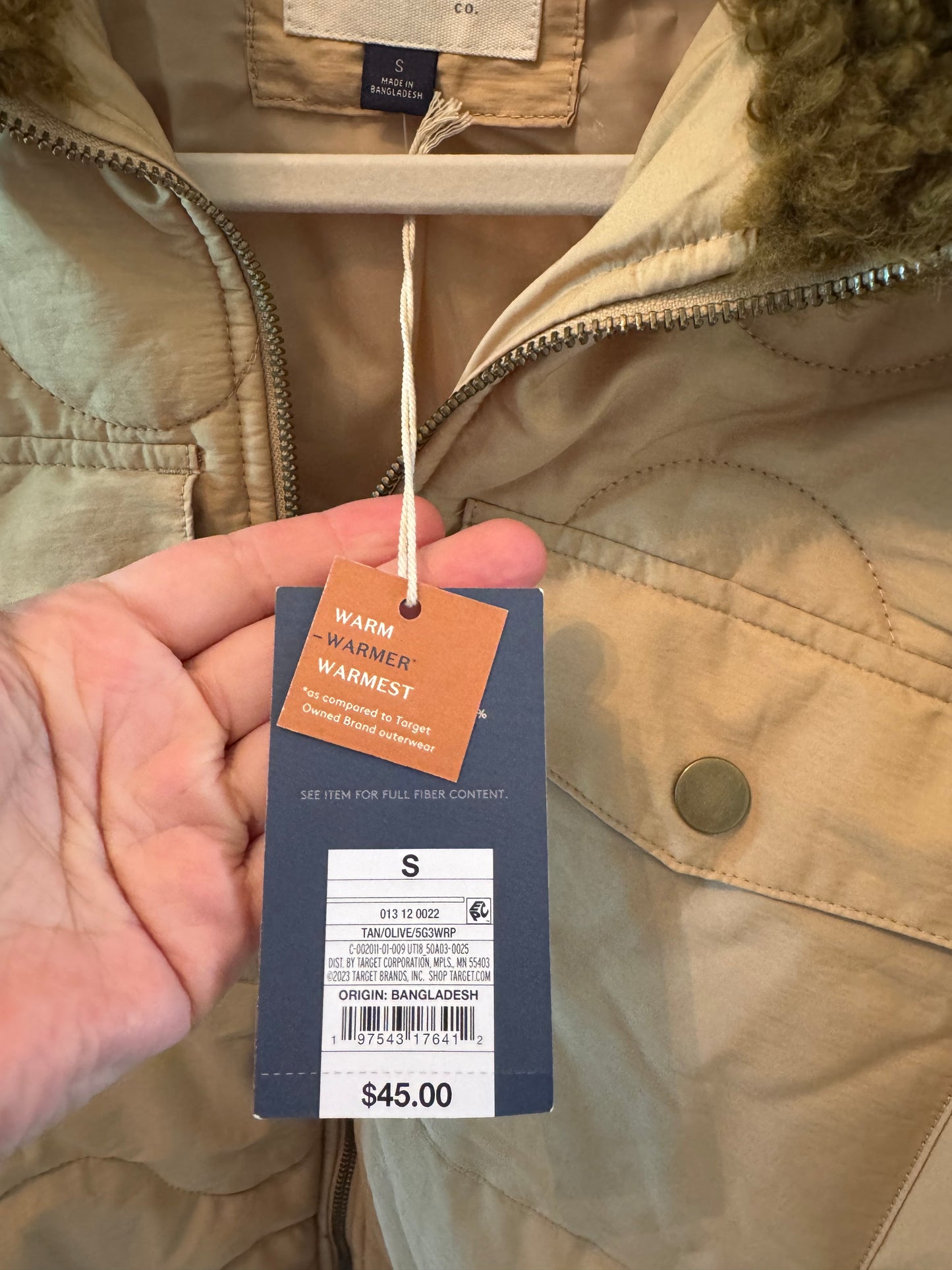 Universal Thread Quilted Utility Jacket Women’s Small NWT