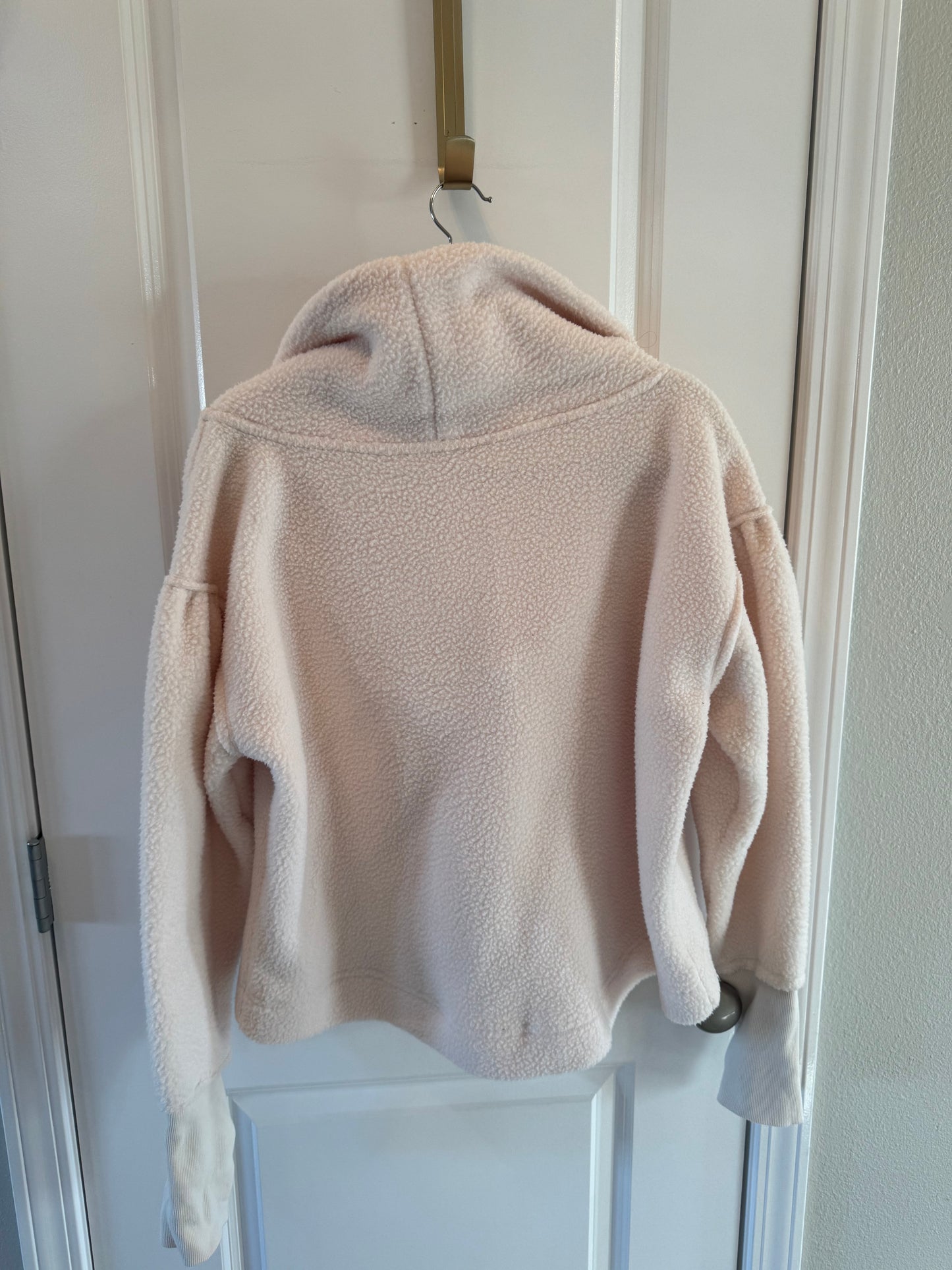 Free People Poppy Quarter Zip Pullover Women’s Large NWT