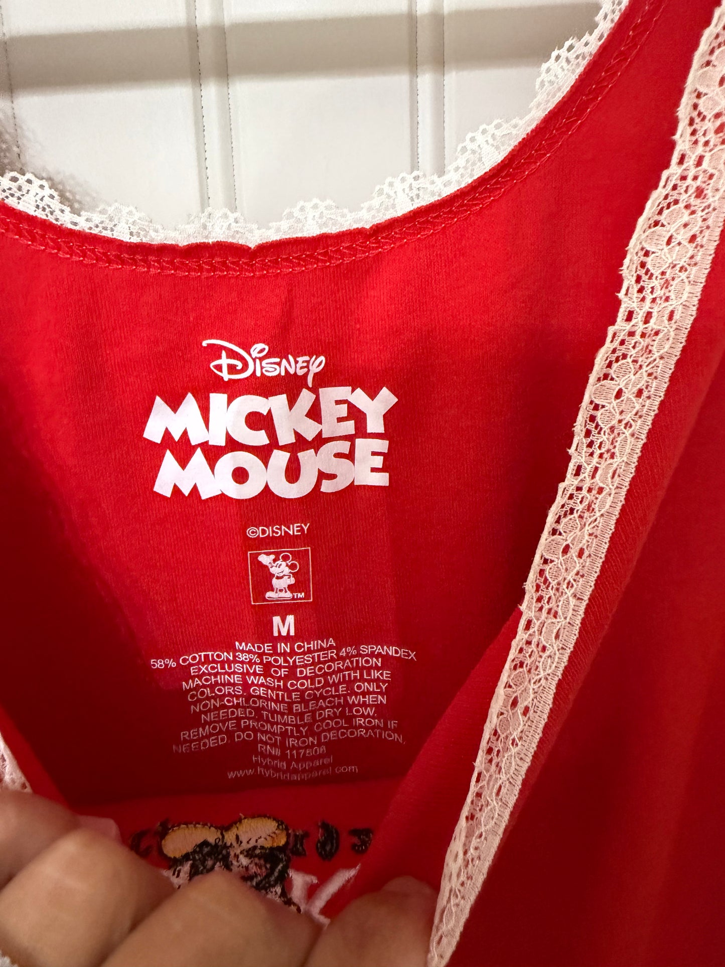 Women’s Mickey Tank Size Medium