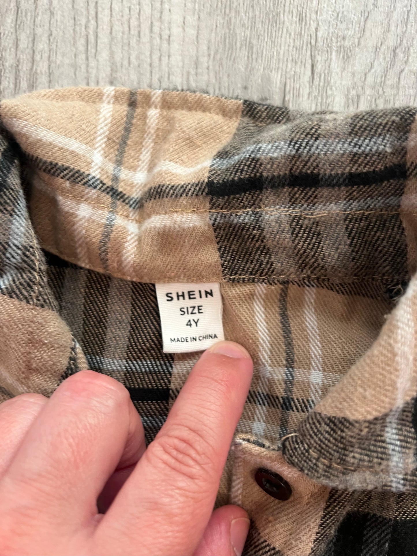Toddler Girl Flannel Size 4 Years
