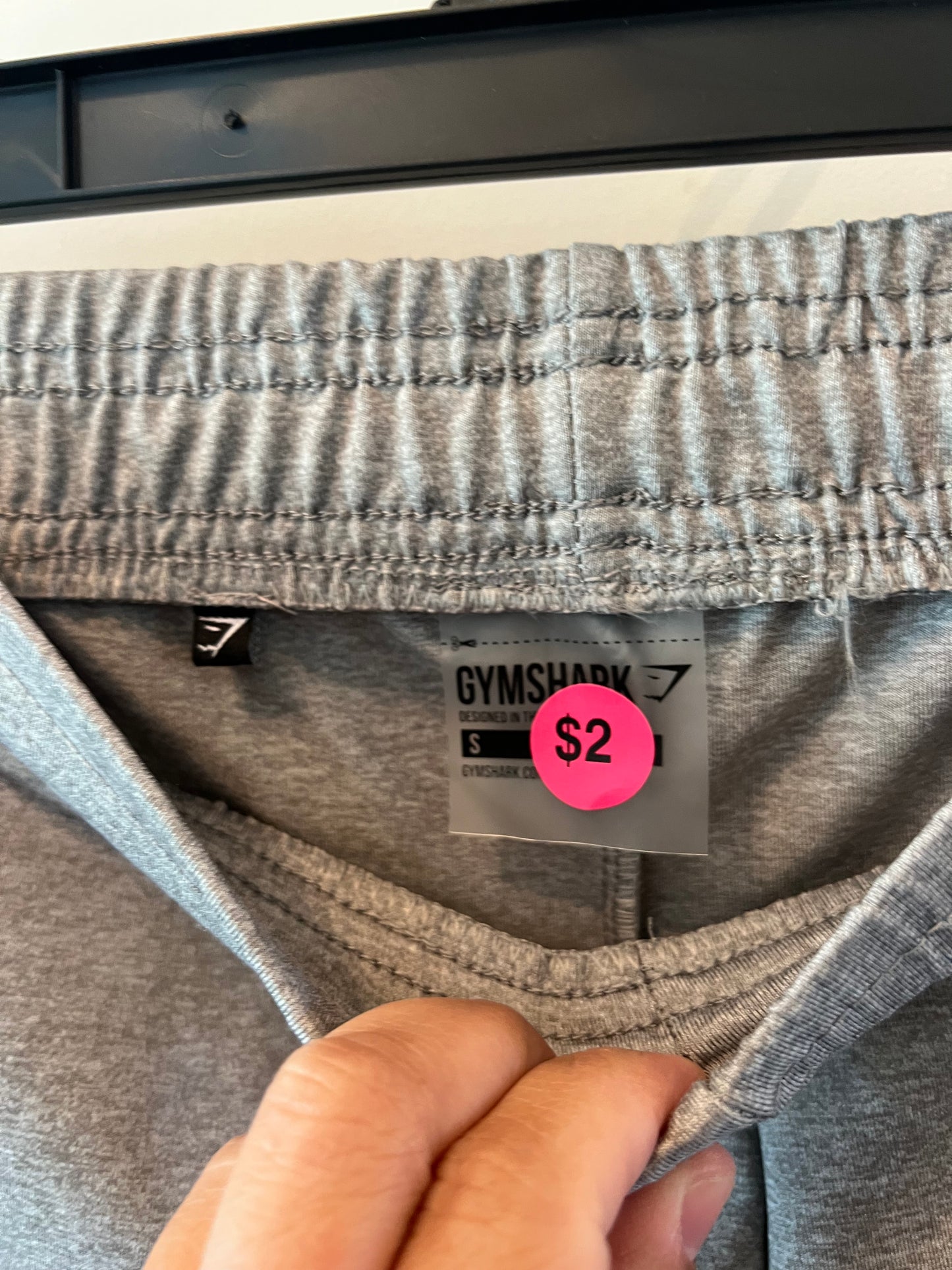 Gymshark Elastic Waist Pants Women’s Size Small 4-6 Heather Gray