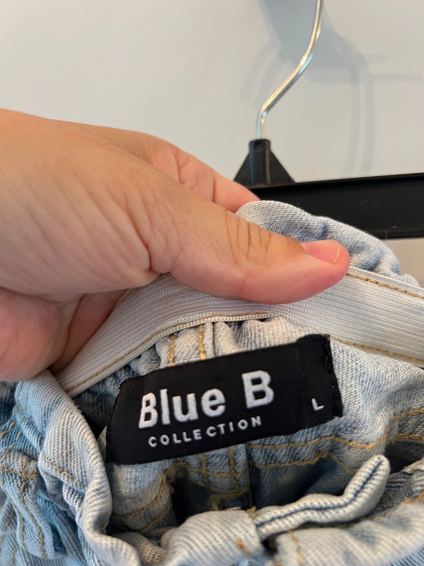 Blue B Paperbag Jean Shorts Women’s Size Large