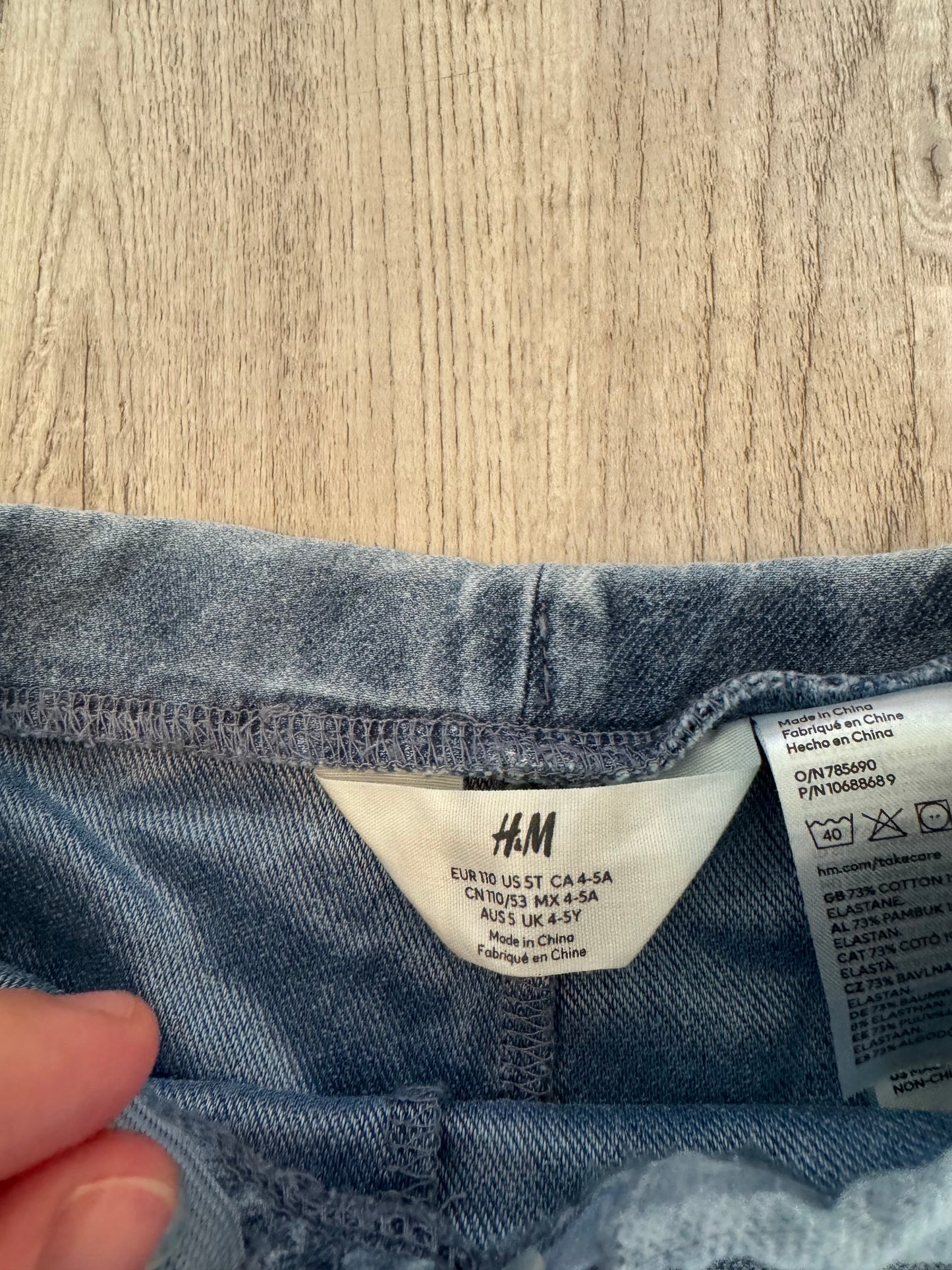 H&M Flare Jeggings Toddler Girl Size 5T
