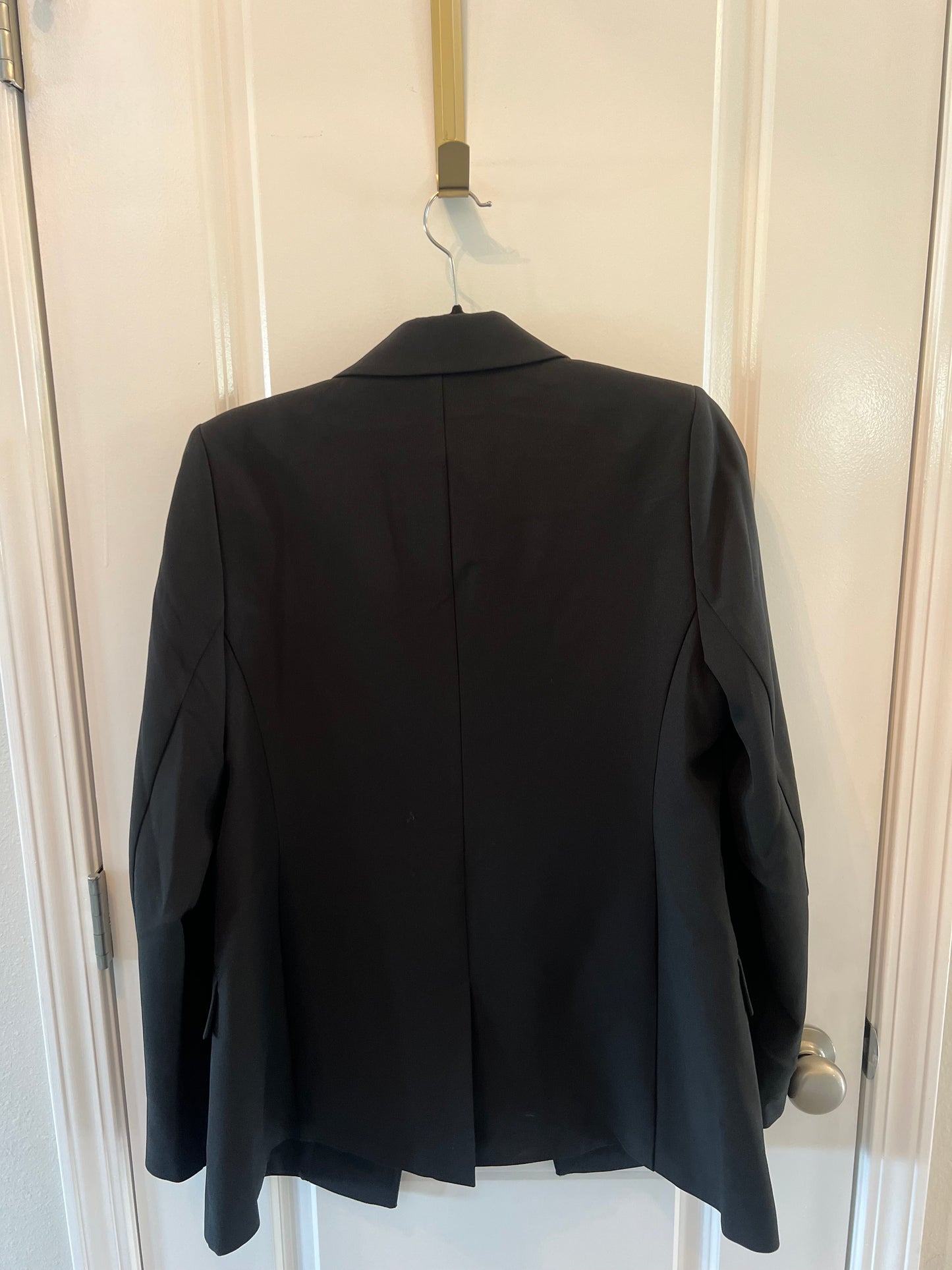 The Drop Blake Long Blazer Women’s Size Medium Black