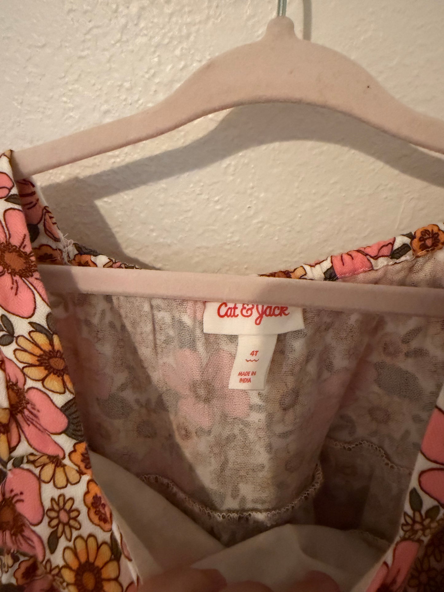 Cat & Jack Floral Dress 4T