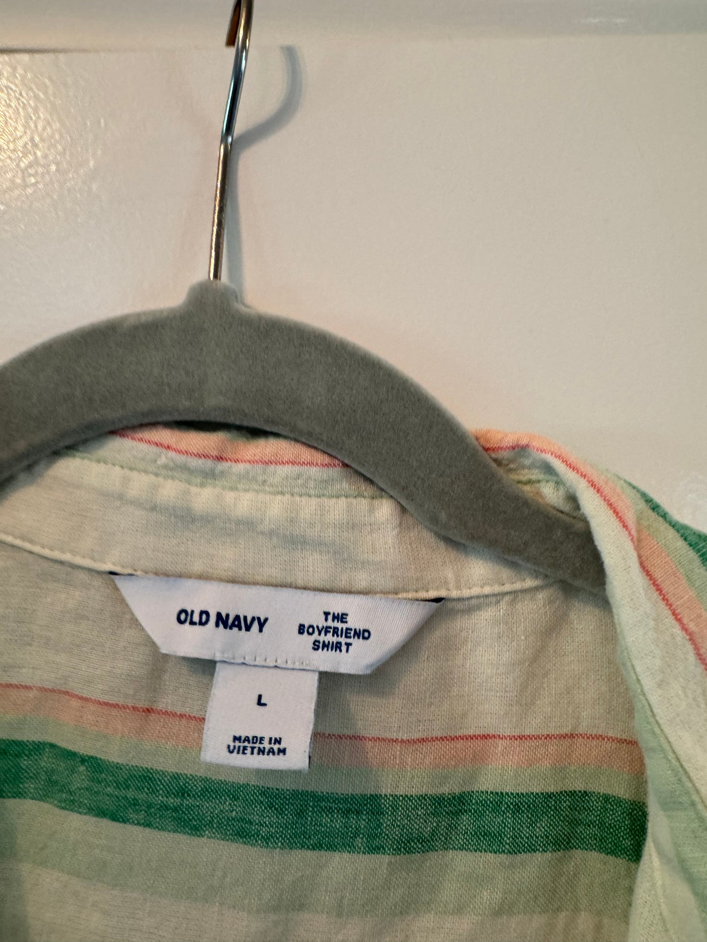 Old Navy Matching Set Women’s Size Large Green Stripe