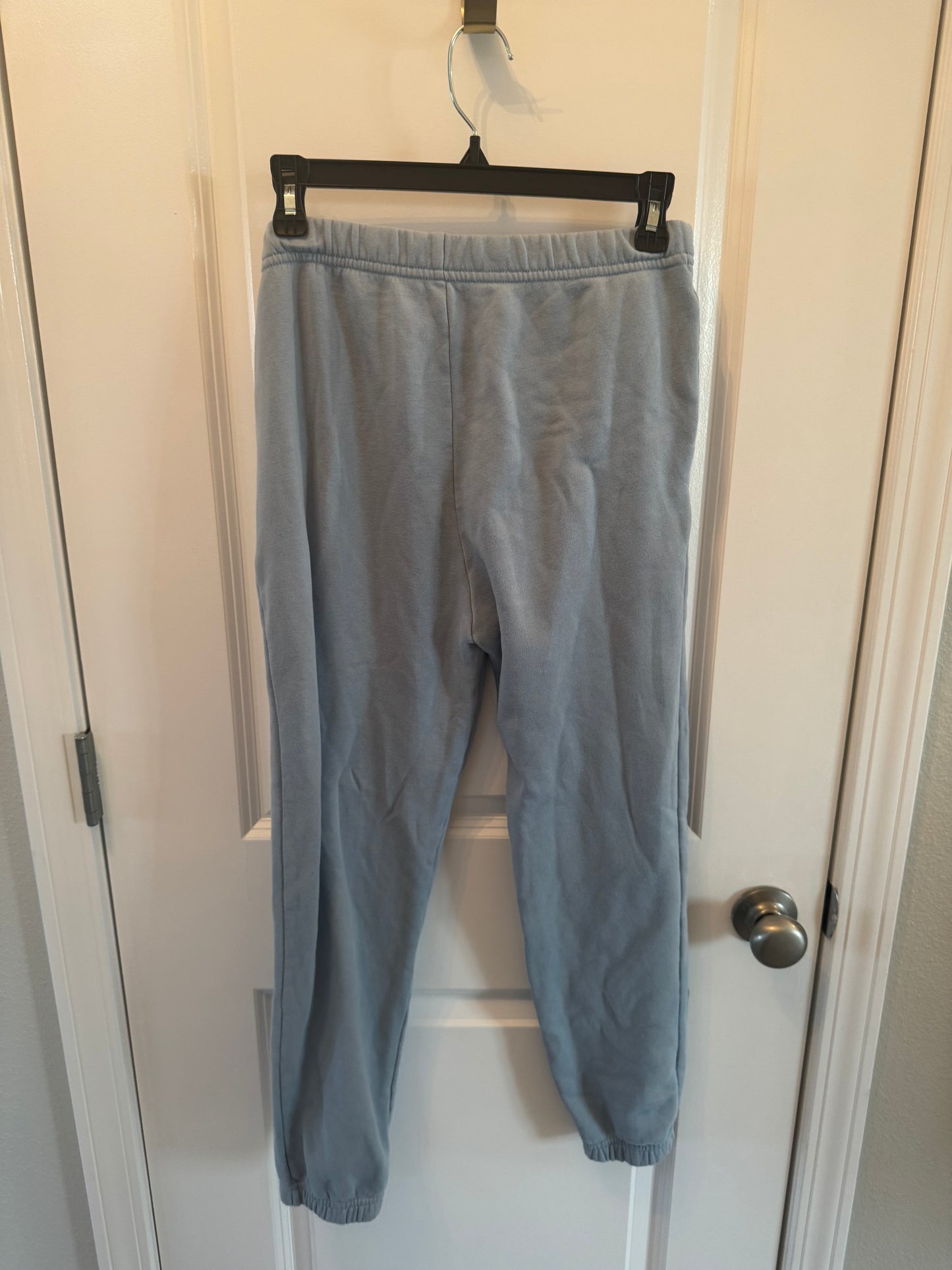 Abercrombie Kids Drawstring Fleece Joggers Youth Size 13/14 Blue