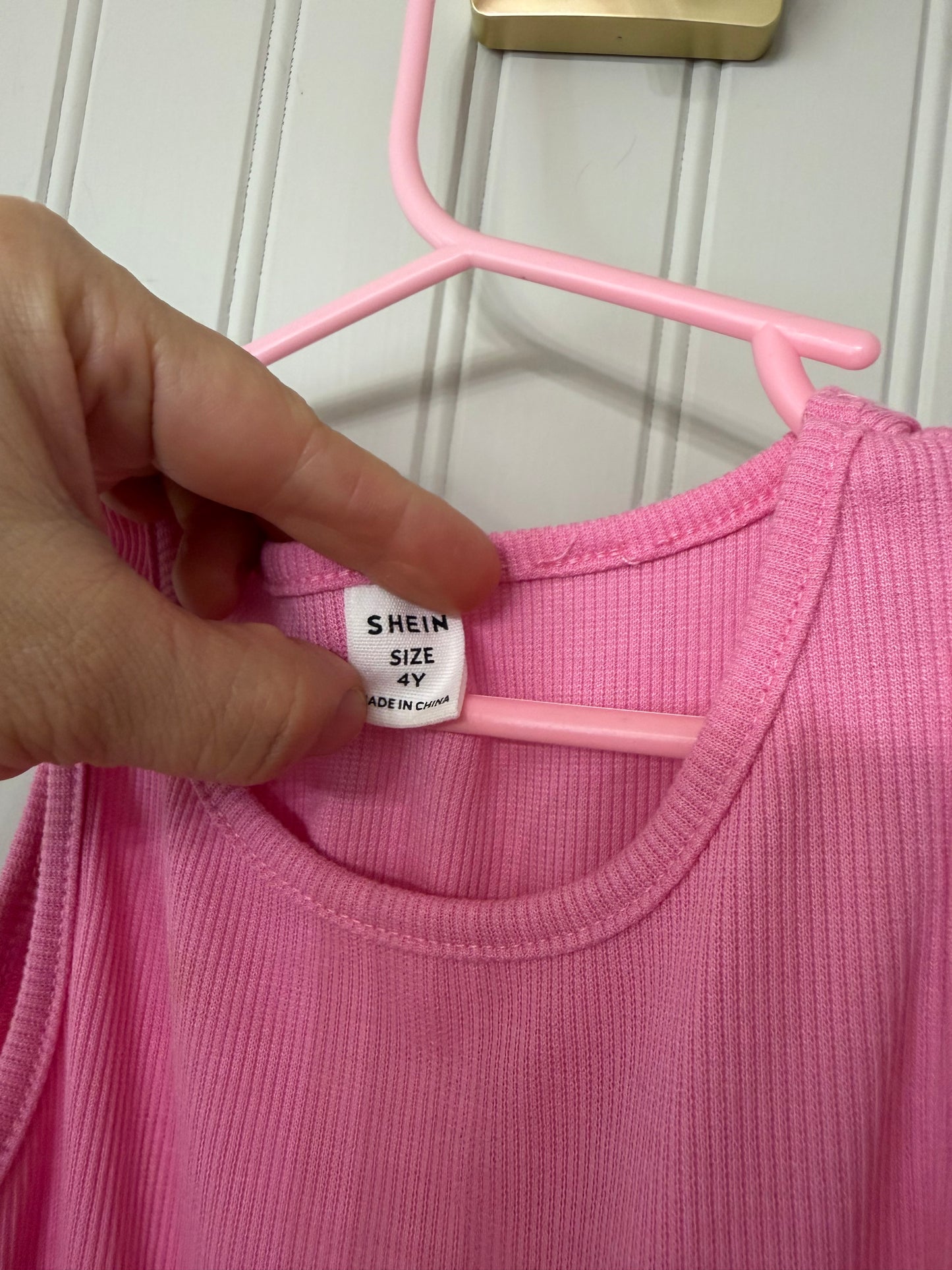 Pink Bubble Dress Size 4Y (runs smaller)