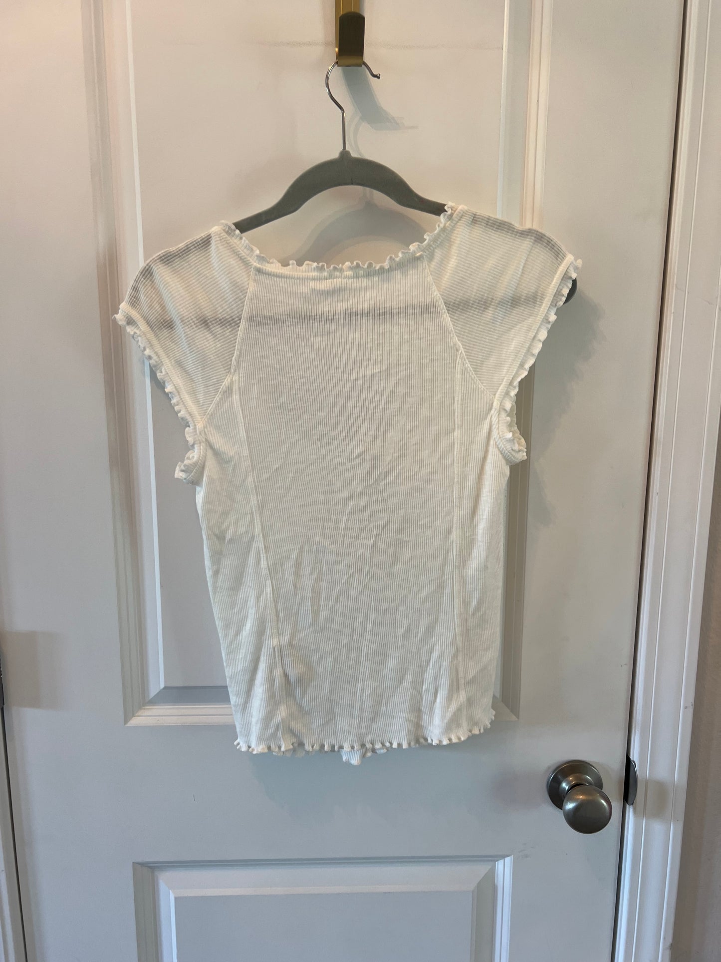 Free People Louie Louie Top Women’s Size Medium 8-10 White