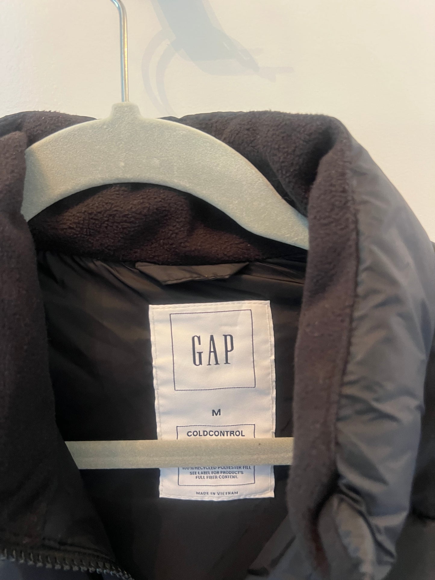 Gap Cold Control Puffer Vest Women’s Size Medium Black