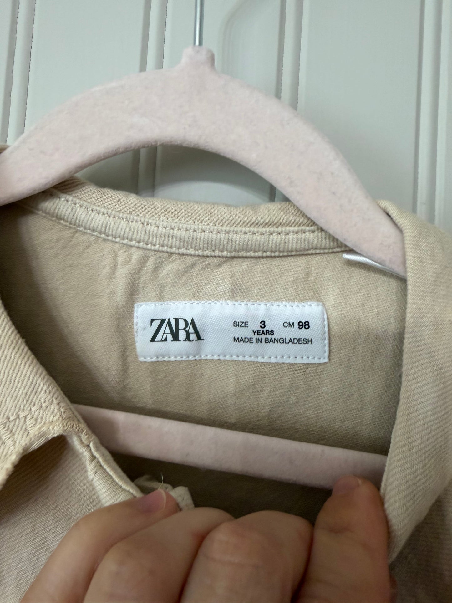 Zara Dress w Peter Pan Collar Toddler Size 3 Years