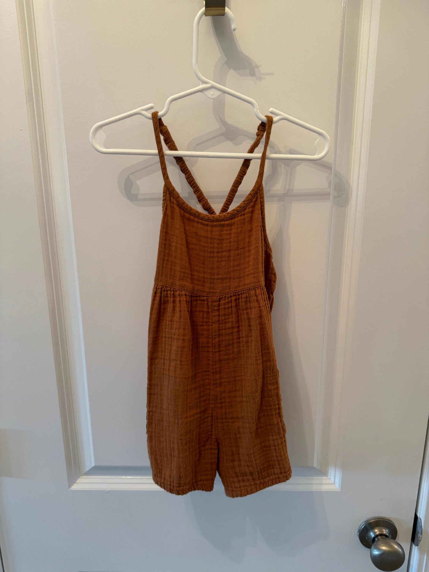 Old Navy Knit Romper Toddler Girl Size 4T Brown