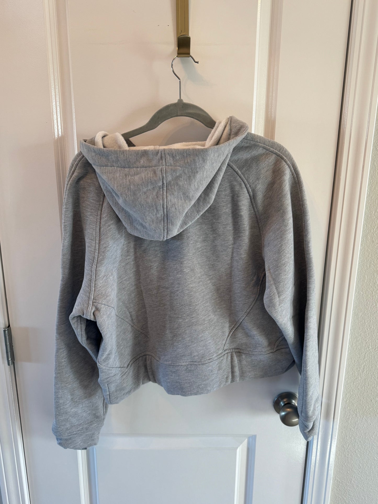 Half Zip Hoodie Women’s Medium Heather Gray