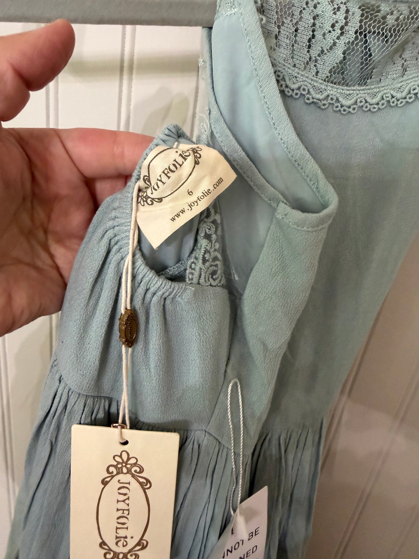 Joyfolie Ruffle Dress Girl’s Size 6 NWT