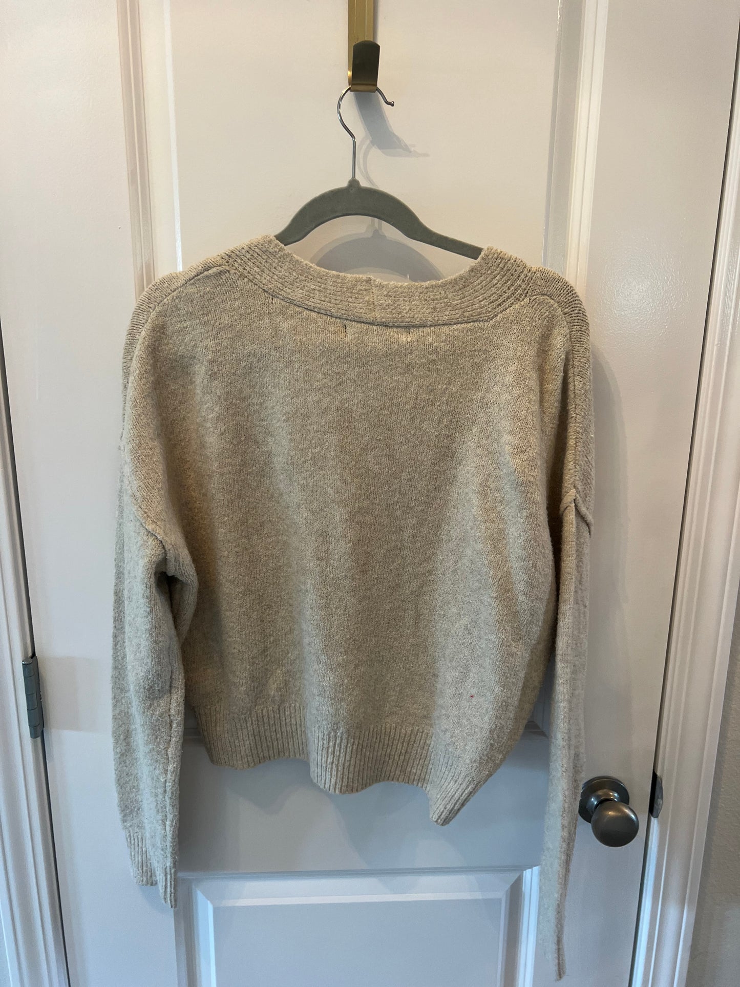 Women’s Cream Cardigan Size Large
