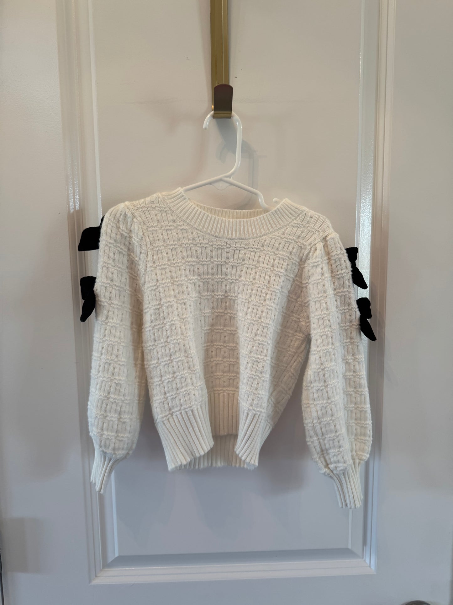 Toddler girl bow sweater size 4T