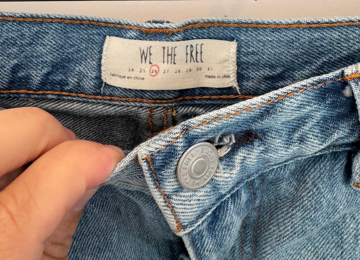 Free People We The Free Denim Skirt Women’s Size 26