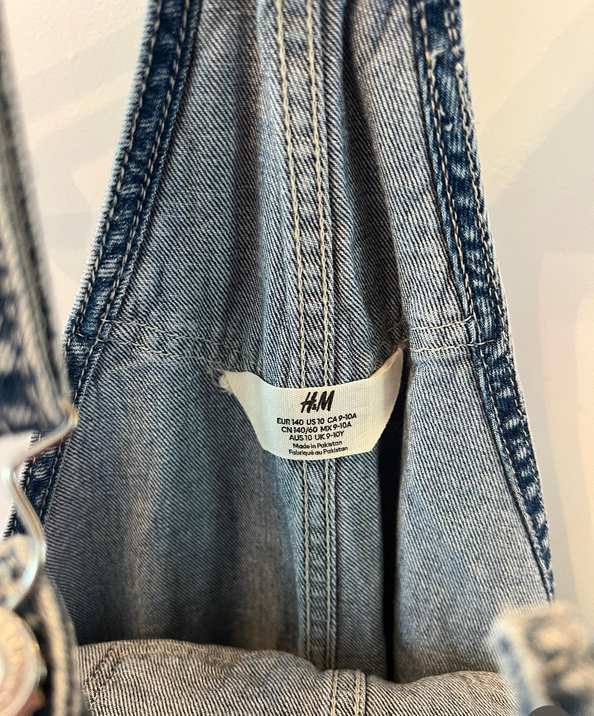 H&M Denim Overalls Youth Girl’s Size 10