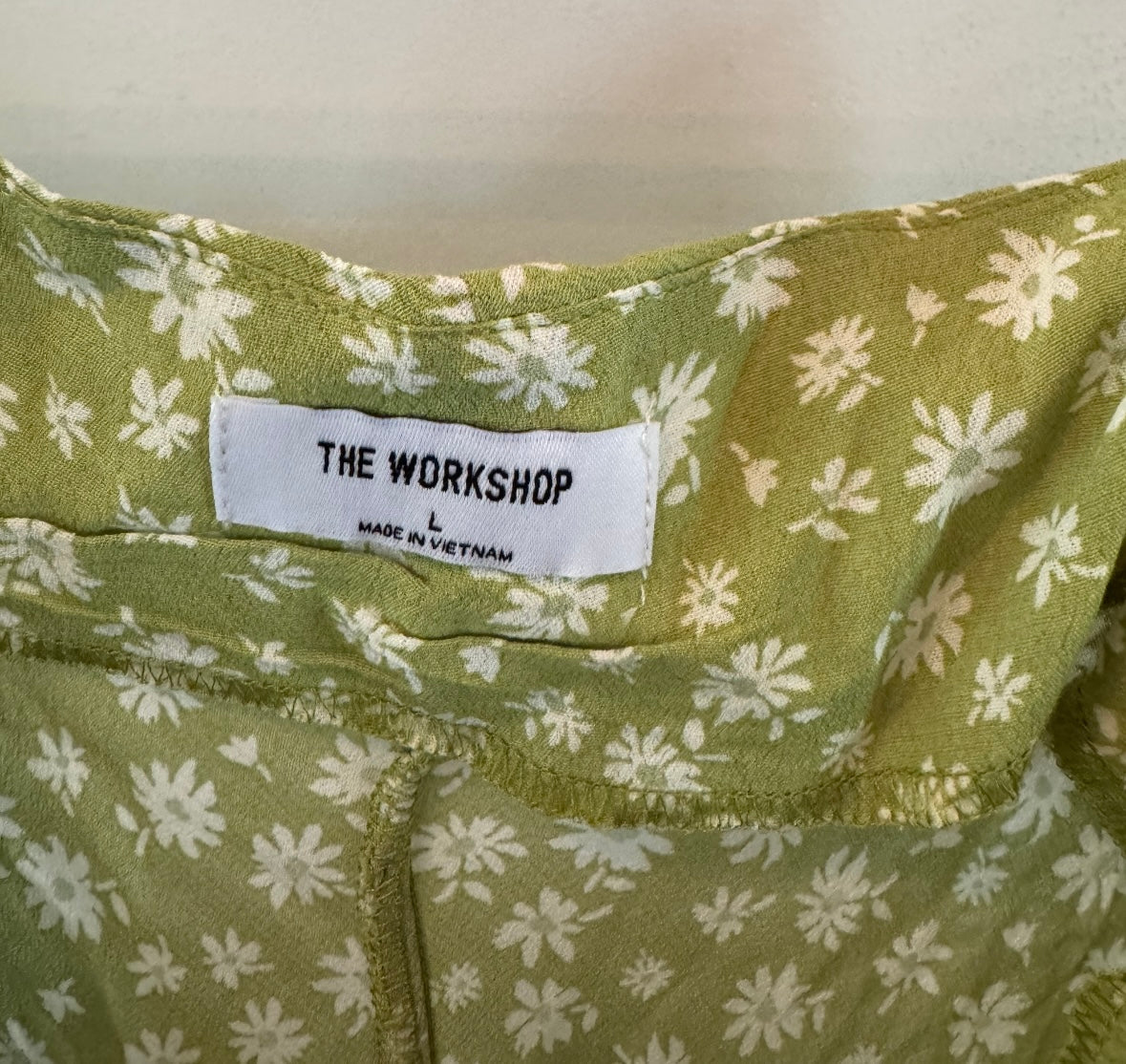 The Workshop Daisy Print Dress Women’s Large