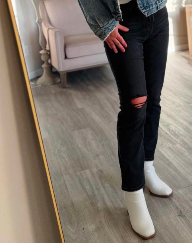 Pierre Dumas Cammy Ankle Boot Women’s Size 8 White