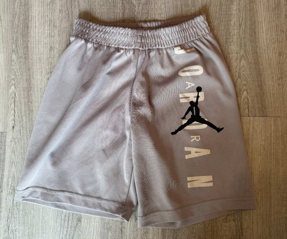Jordan Shorts Youth Size Small Light Gray