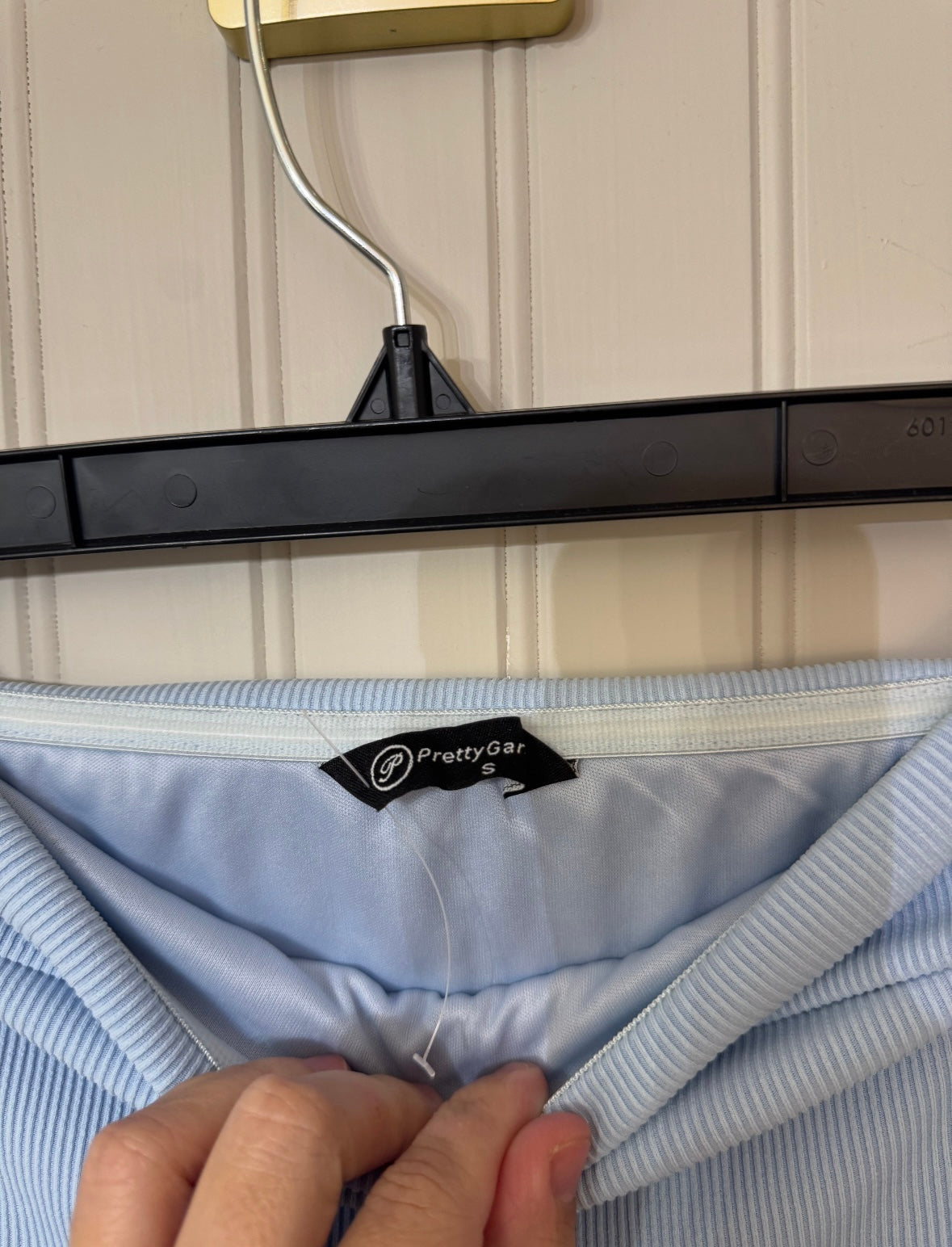 Sleeveless Midi Dress Women’s Small Pastel Blue