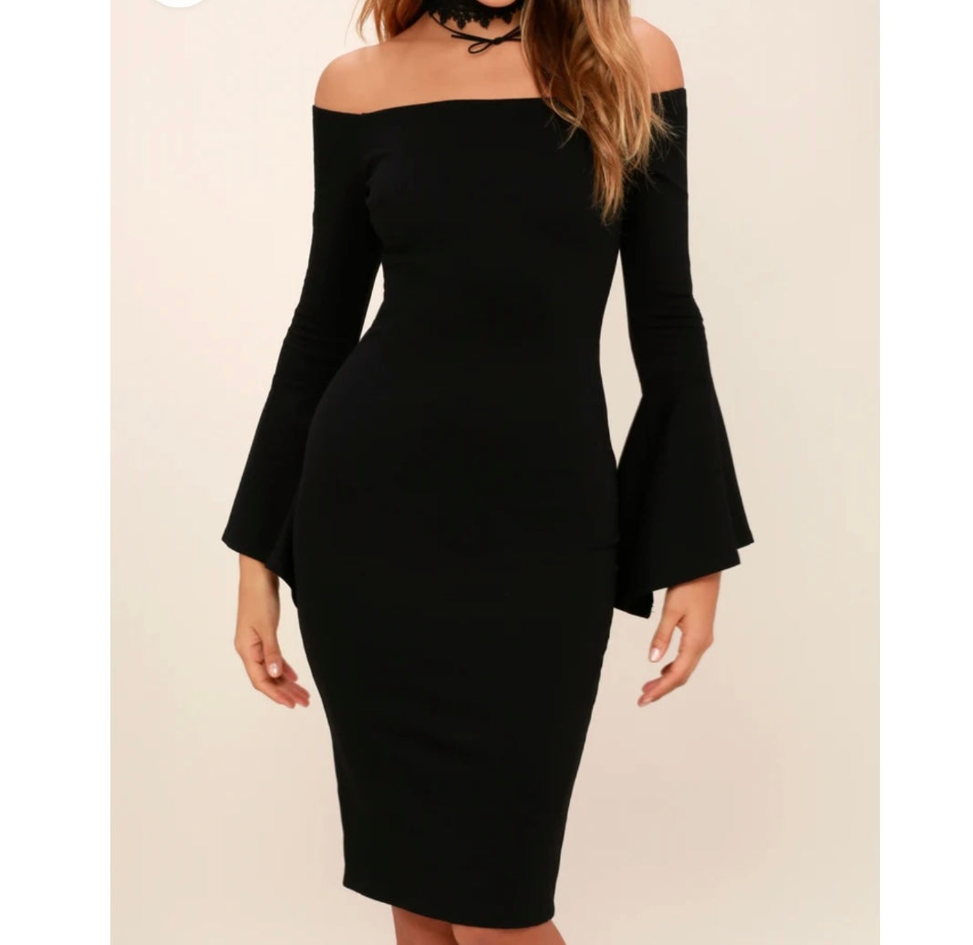 Lulu’s All She Wants Mini Dress Women’s XS Black