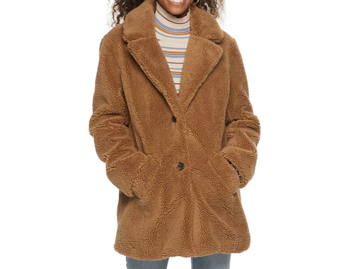 Sebby Teddy Sherpa Jacket Size Medium