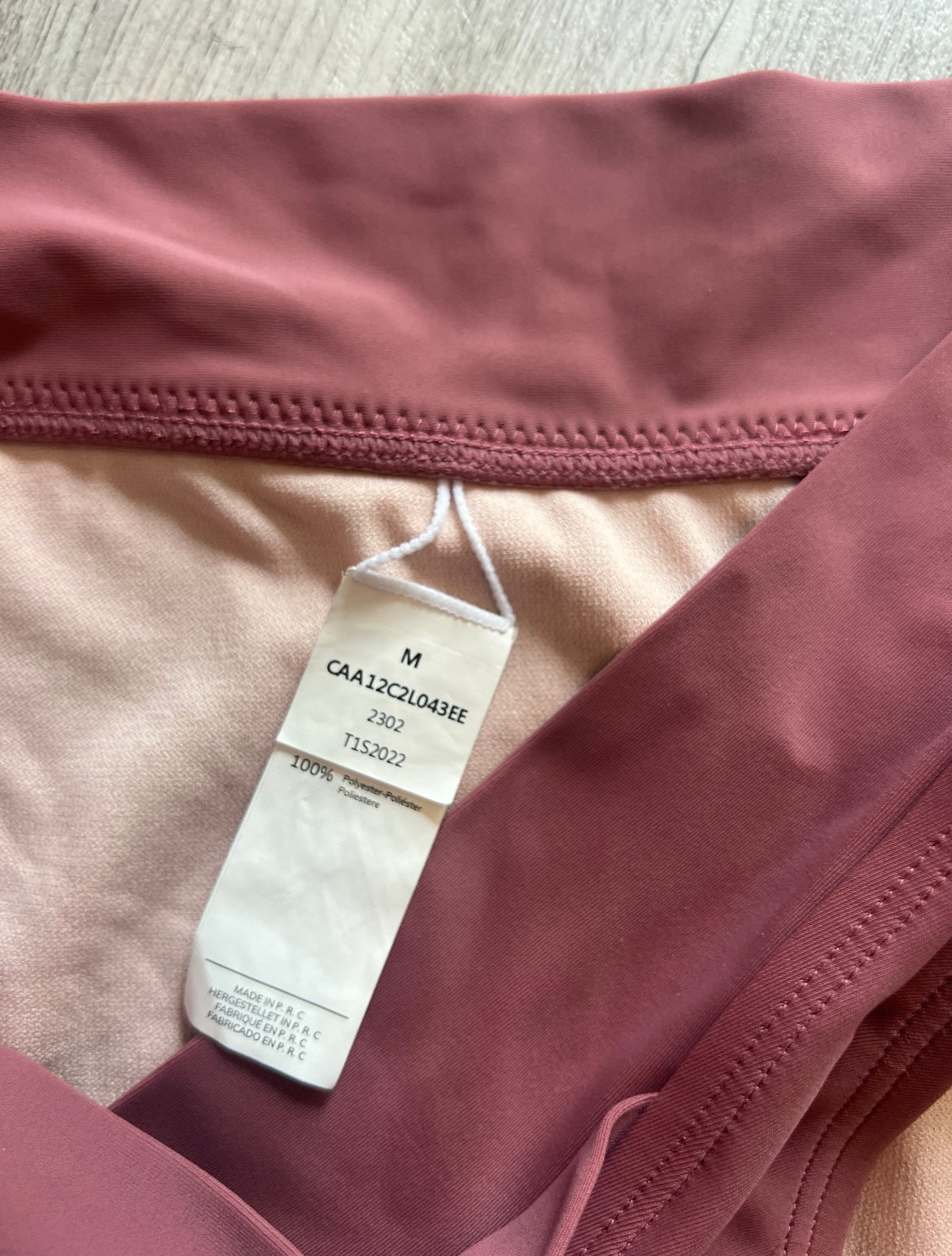 High Rise Bikini Women’s Size Medium Plum