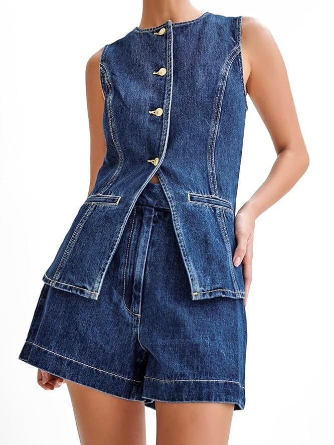 Fore Denim Matching Set Women’s Medium