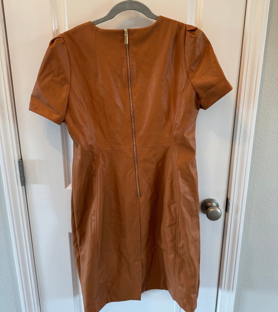 Calvin Klein Faux Leather Dress Women’s Size 14 (XL)
