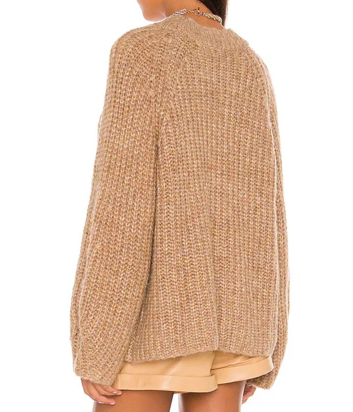 Revolve L'Academie Sonoma Wool Sweater Women’s XS Toffee
