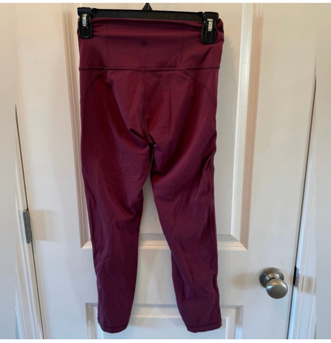 Lululemon High Rise Full Length Leggings Women’s 6 Burgundy