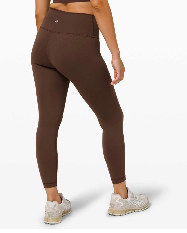 Lululemon Wunder Train High-Rise Tight 25in Women’s Size 6 Brown Earth