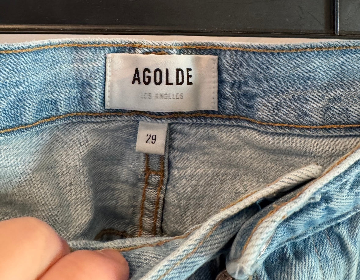 Agolde Jeans Distressed Women’s Size 29/8 Light Wash