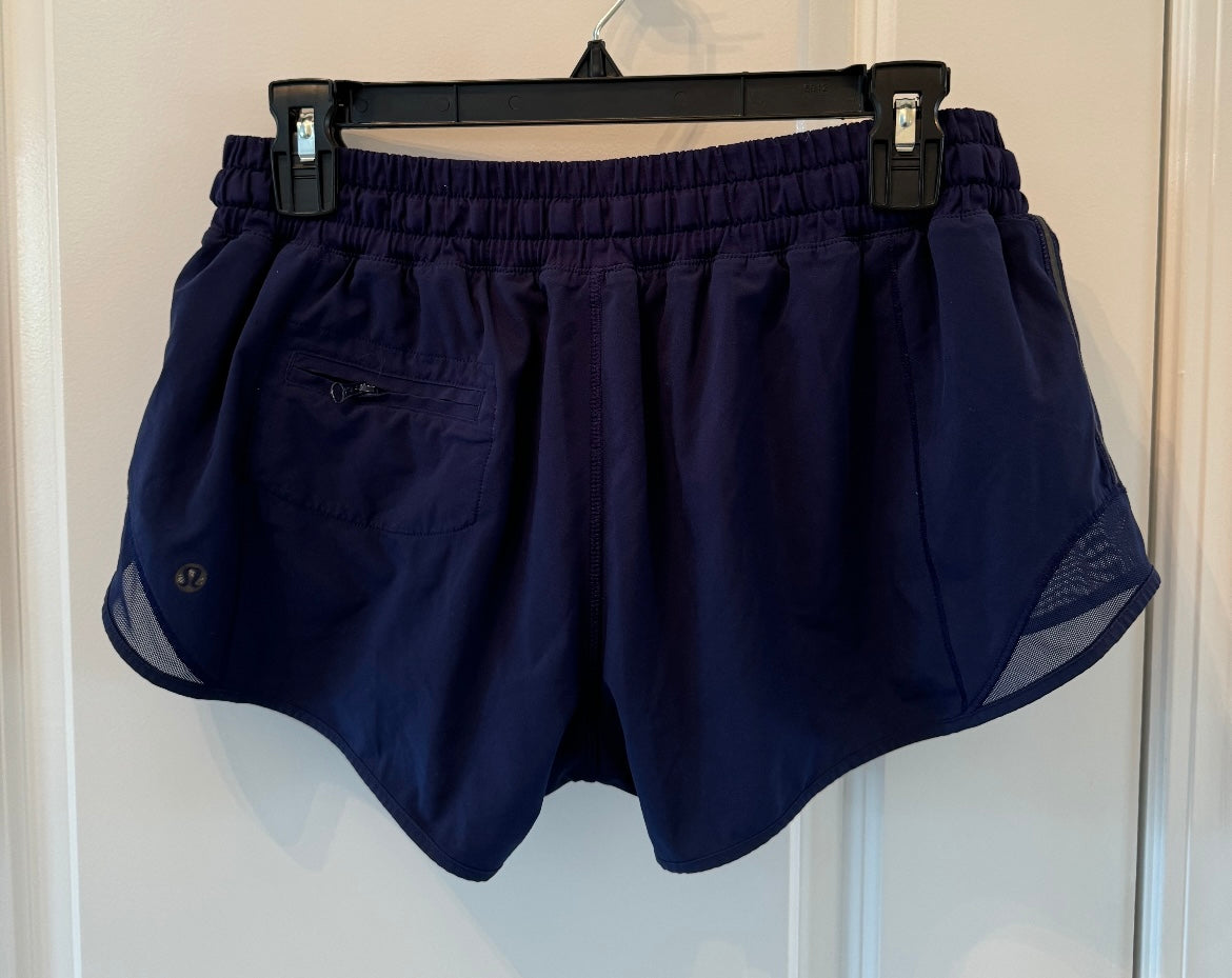 Lululemon Hotty Hot Active Shorts Women’s Size 8 Navy