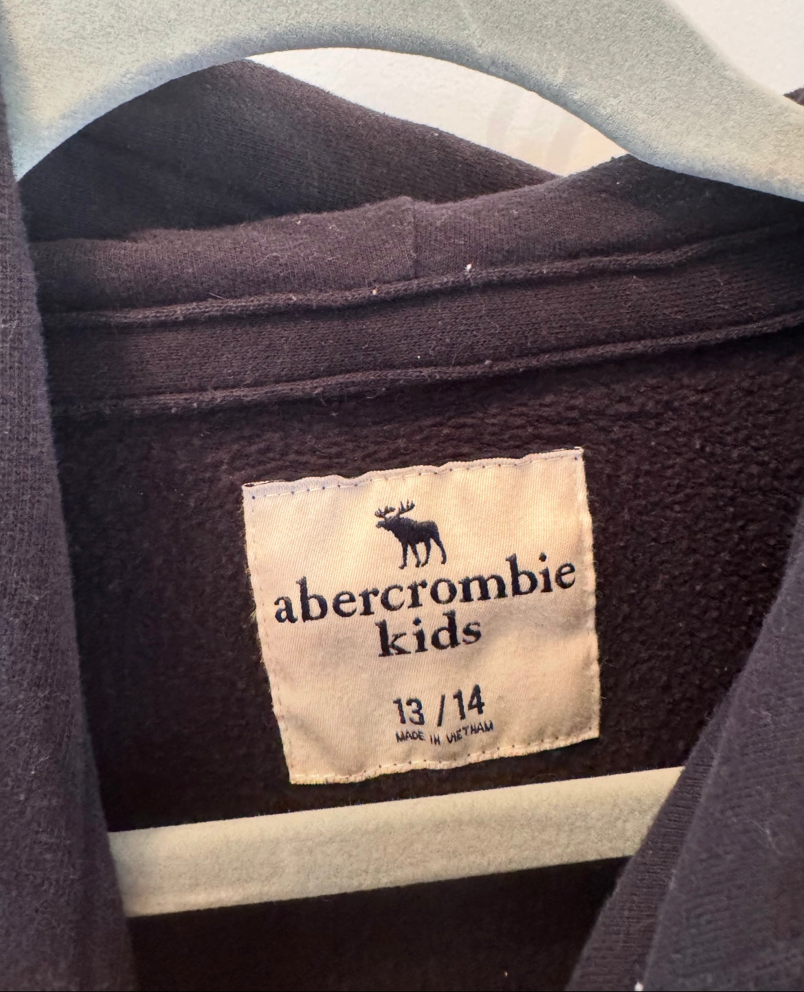 Abercrombie Kids Short Sleeve Hooded Fleece Youth Size 13/14