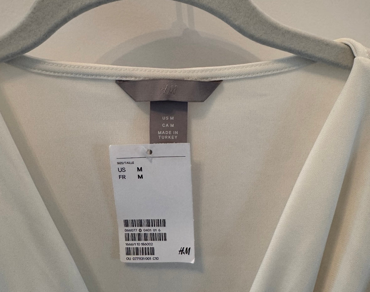 H&M Wrap Top Women’s Medium NWT