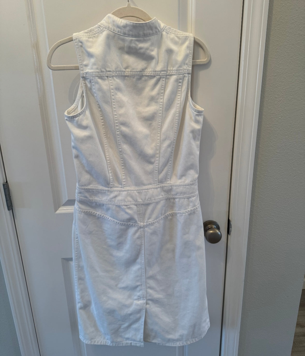 Ralph Lauren Denim Trucker Dress Women’s 8 White