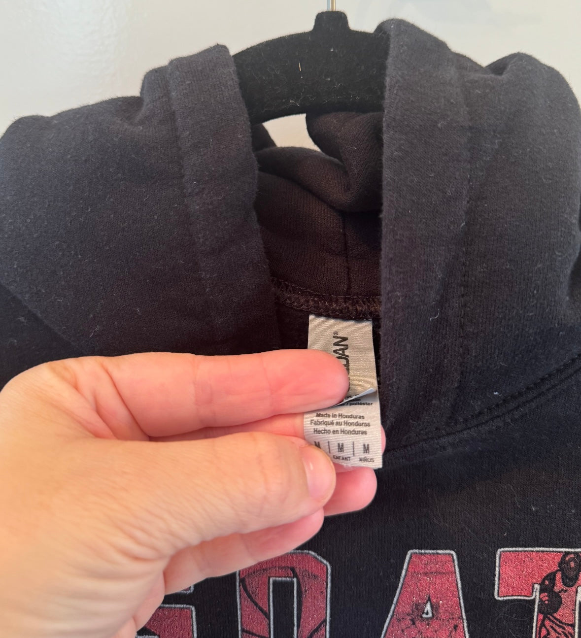 G.O.A.T. 23 Michael Jordan Hoody Youth Size Medium Gray