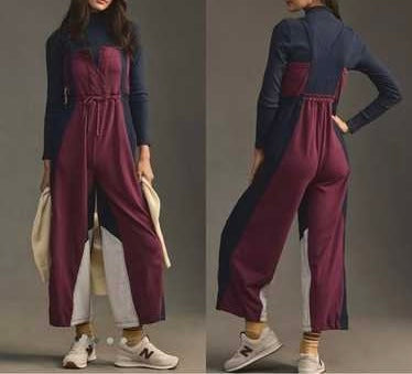 Anthropologie Daily Practice Utility Jumpsuit Women’s Small Navy