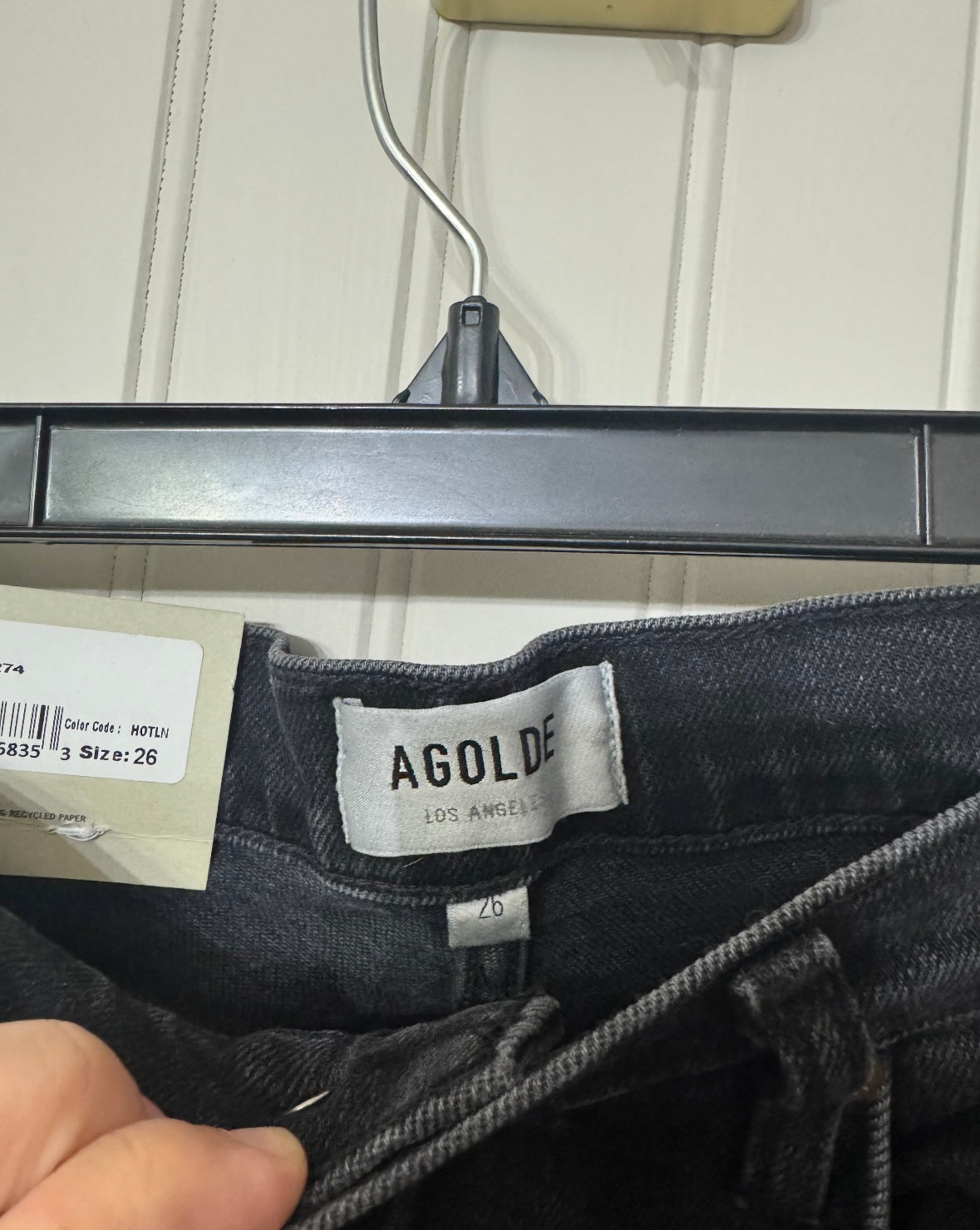 Agolde Boot Cut Jeans Women’s Size 26 Black