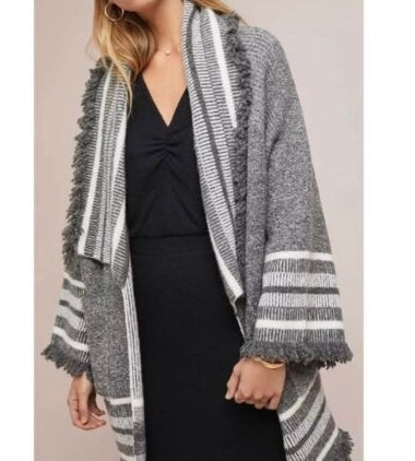 Anthropologie Saturday Sunday Portland Collar Kimono Sweater Women’s One Size Gray