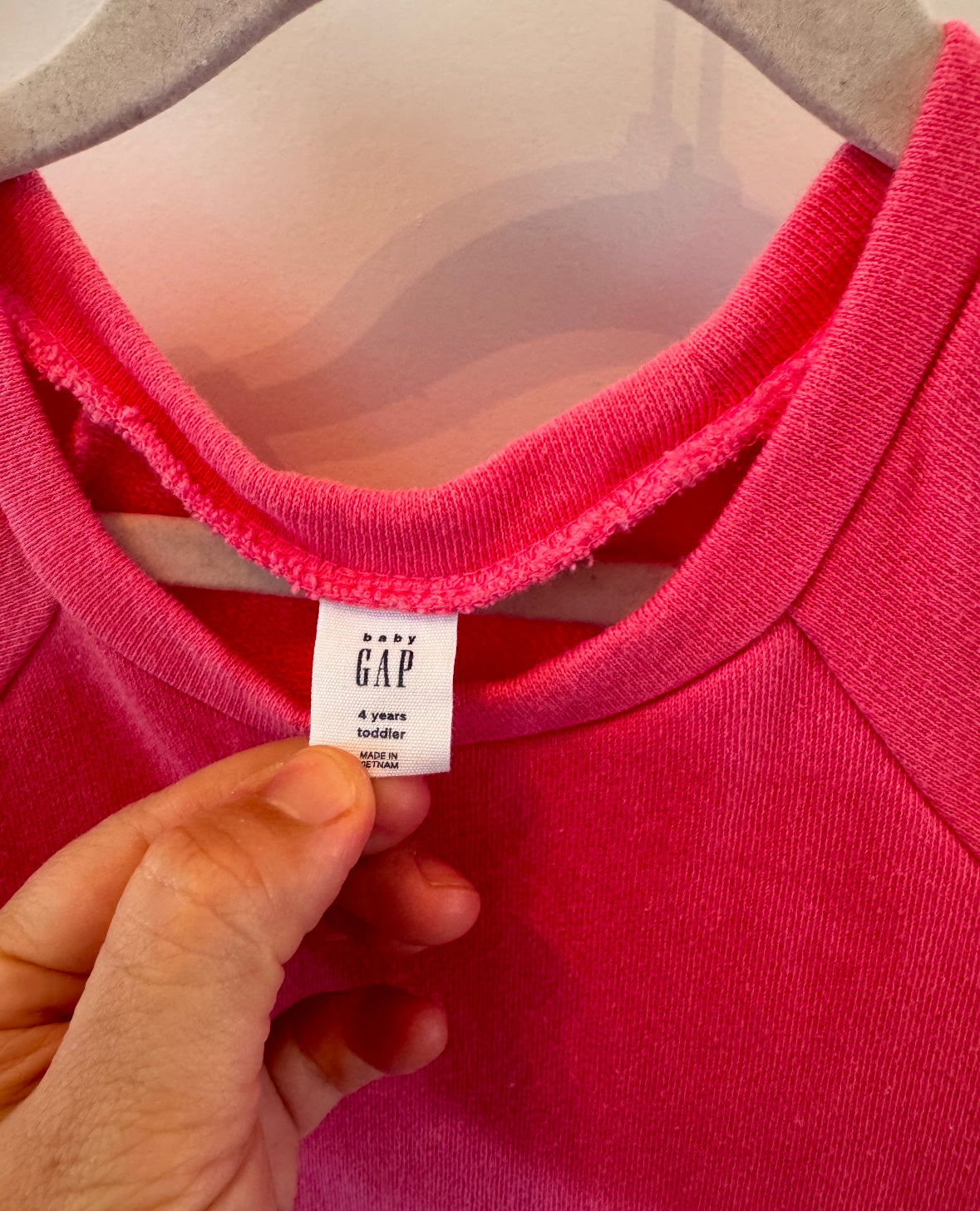 Gap TShirt Dress w Pockets Toddler Size 4 Years Pink