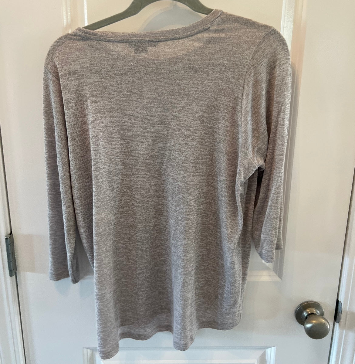 Vince 1/4 Sleeve Top Women’s Size Small Heather Gray
