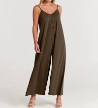 Anrabess Jumpsuit Women’s Medium Brown
