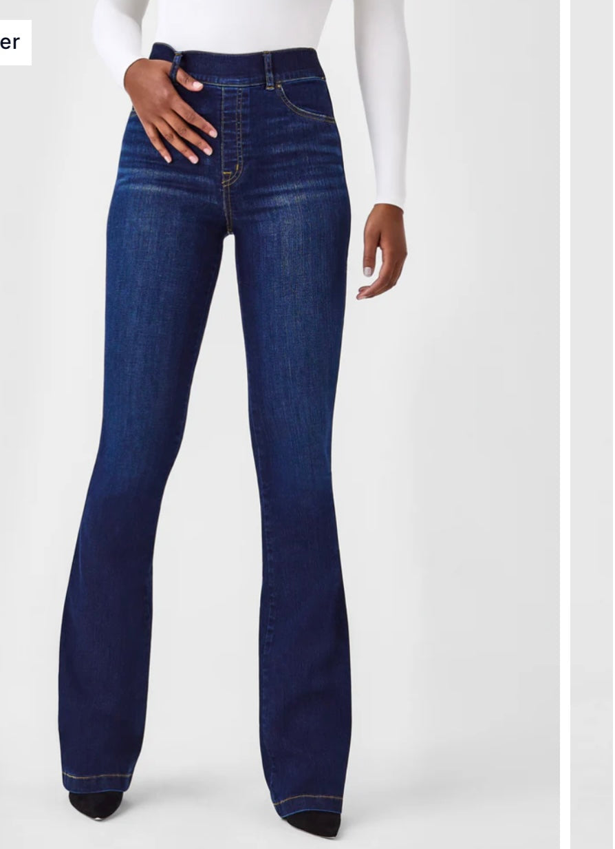 Spanx Flare Jeans Women’s Size Small Reg Midnight Shade
