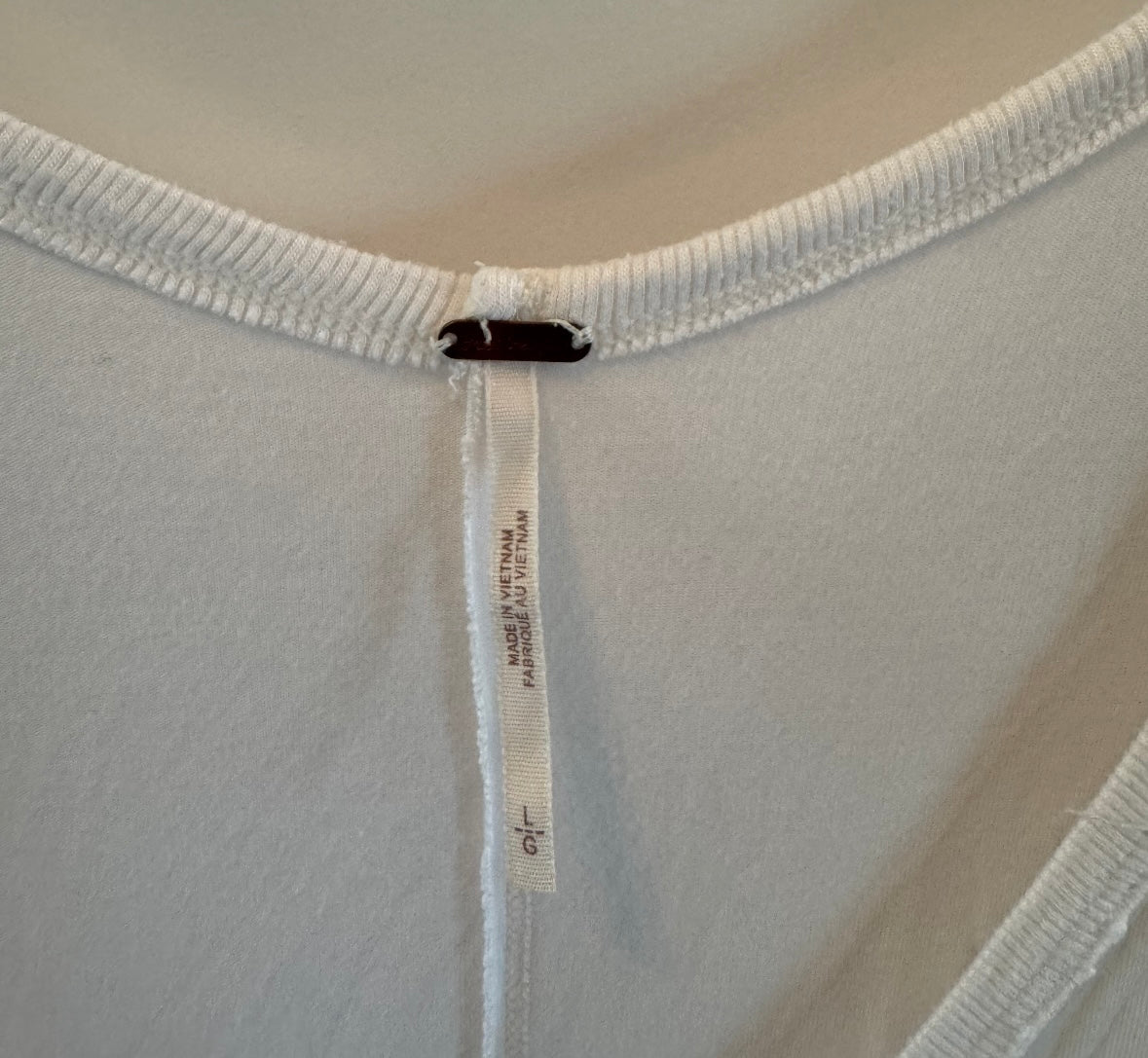 Free People Knit Top Women’s Large White